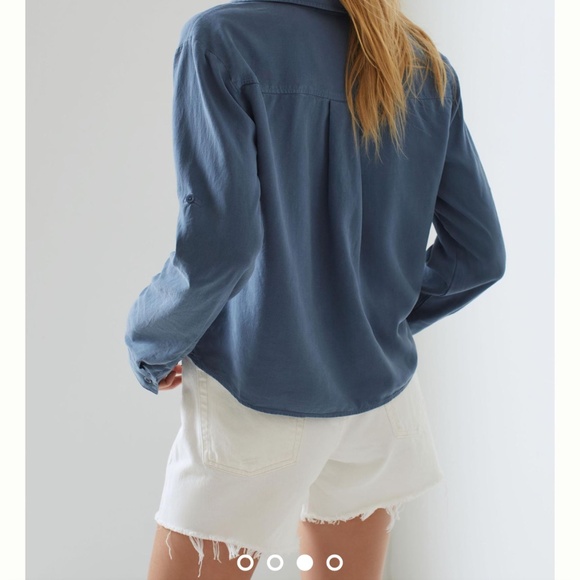 Cloth and Stone Tie Front Shirt - Picture 3 of 5